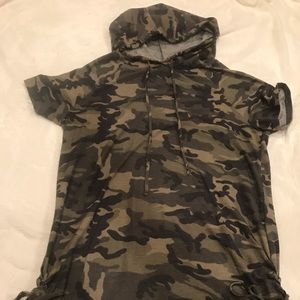 camo womens shirt, Charlotte Russe - Tunic